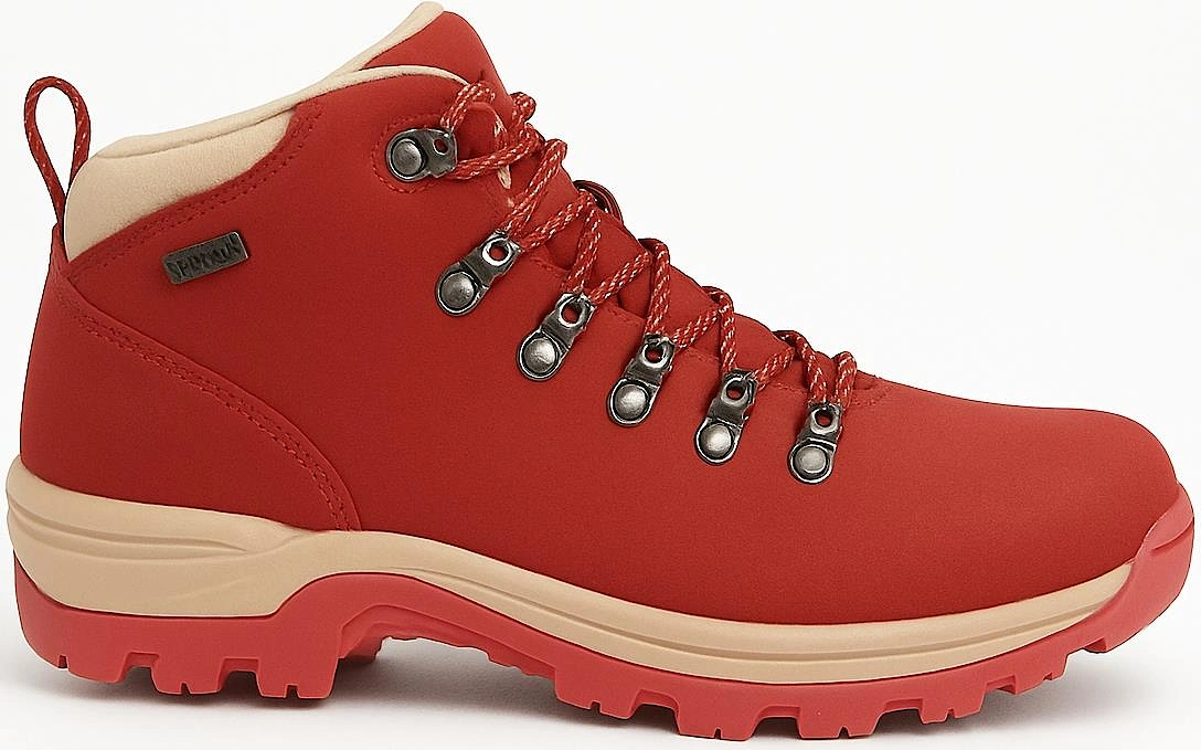 TREK Womens Waterproof Hiking Boots Dark Red, 3 of 2