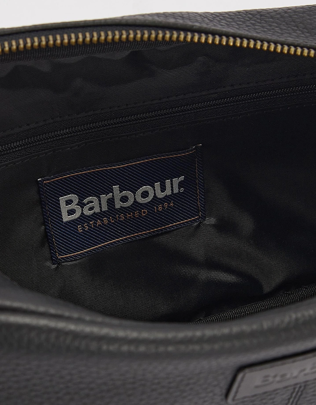 Highgate Leather Washbag BK11 Black