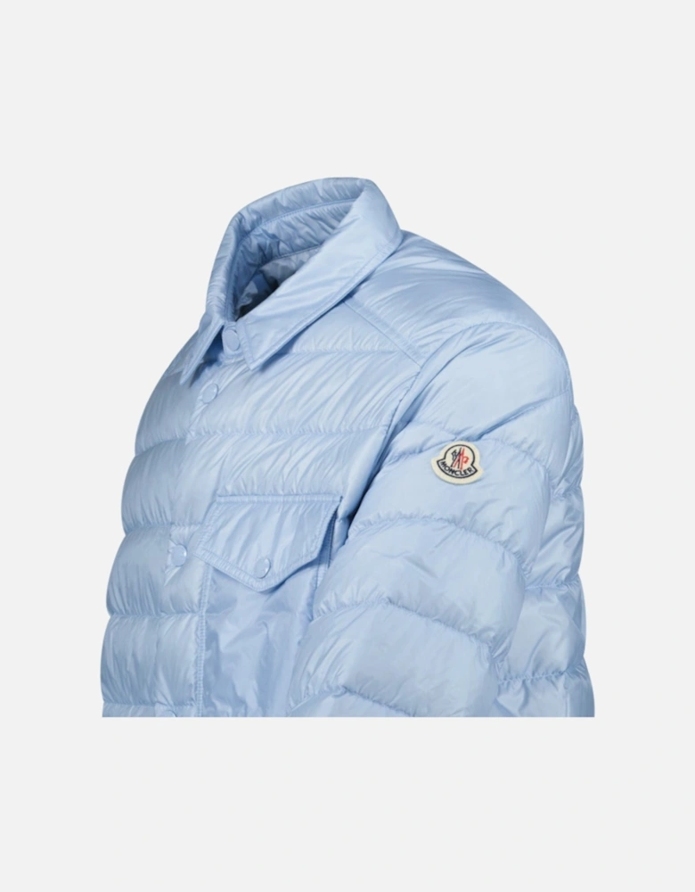 Tenibres Down Shirt Jacket Sky Blue