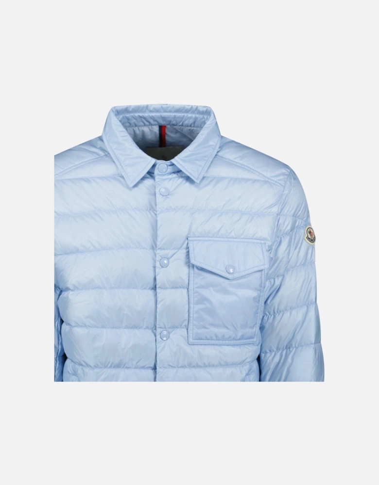 Tenibres Down Shirt Jacket Sky Blue