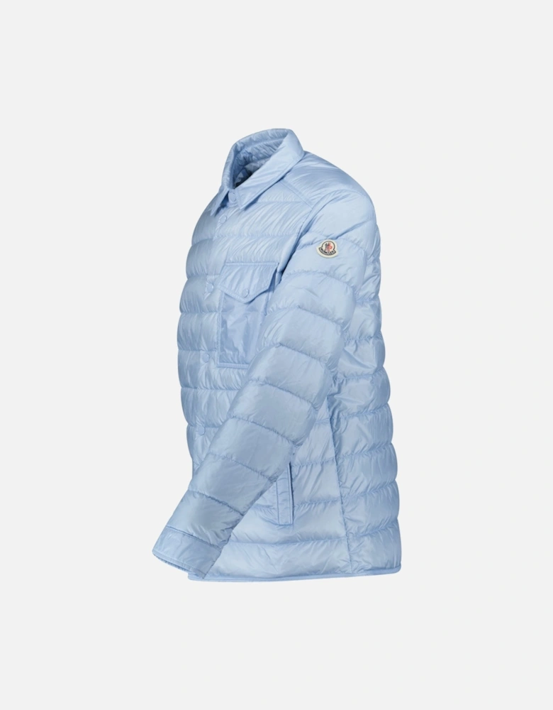 Tenibres Down Shirt Jacket Sky Blue