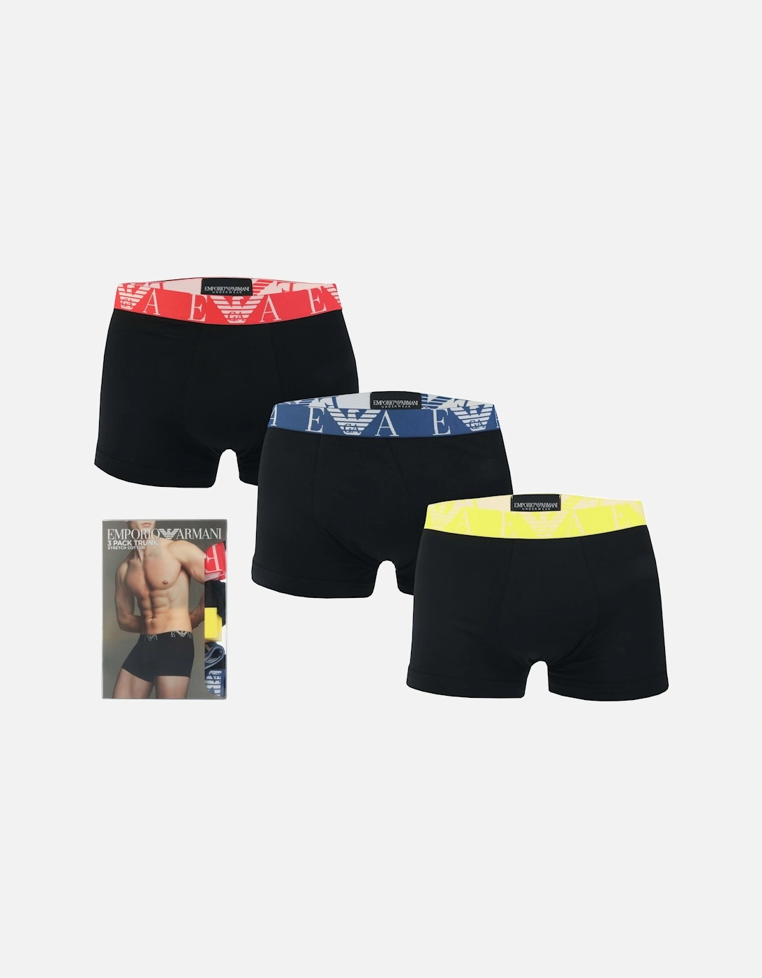 Mens 3-Pack Boxer Briefs - Mens 3-Pack Trunks