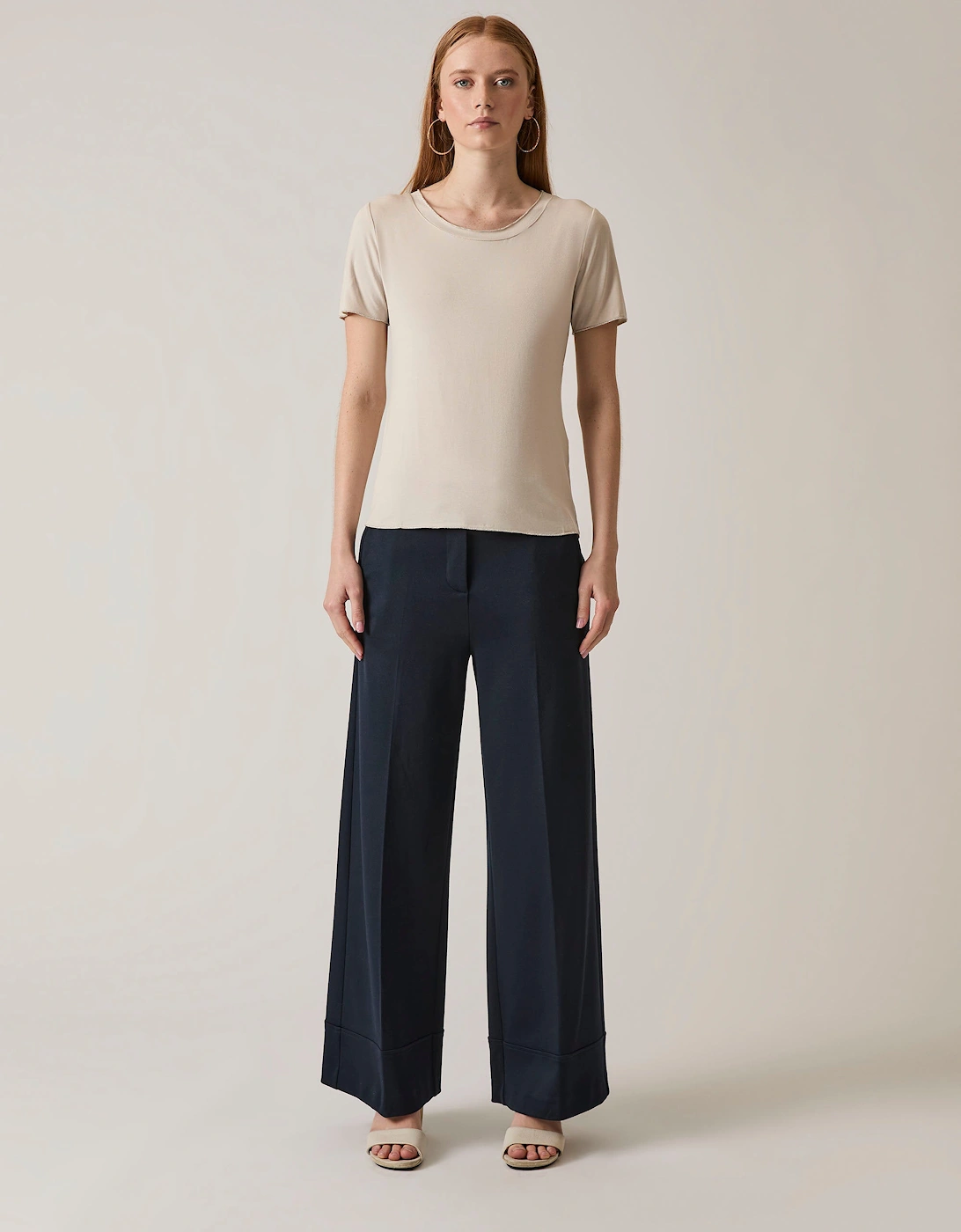Short Sleeve Beige Top, 7 of 6