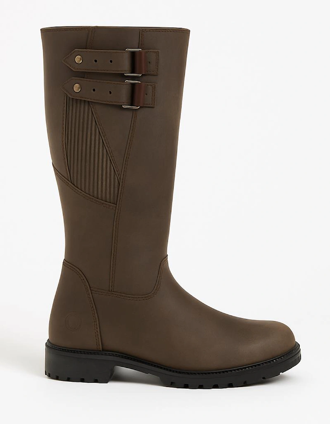 BLAKE Mens Waxy Leather Country Boots Dark Brown, 4 of 3