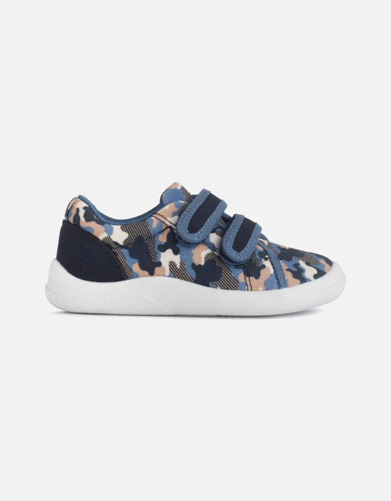 Wriggles Double Bat Kids Infant Canvas Shoes