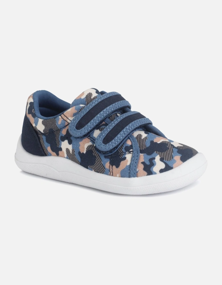 Wriggles Double Bat Kids Infant Canvas Shoes