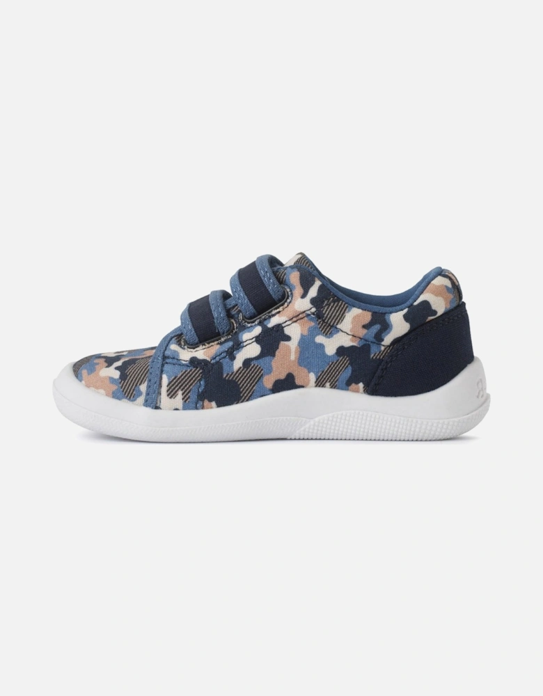 Wriggles Double Bat Kids Infant Canvas Shoes
