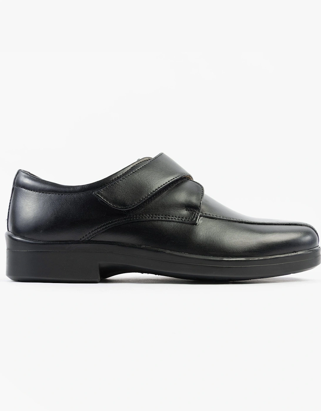 TEDDY Mens Touch Fasten Apron Shoes Black, 5 of 4