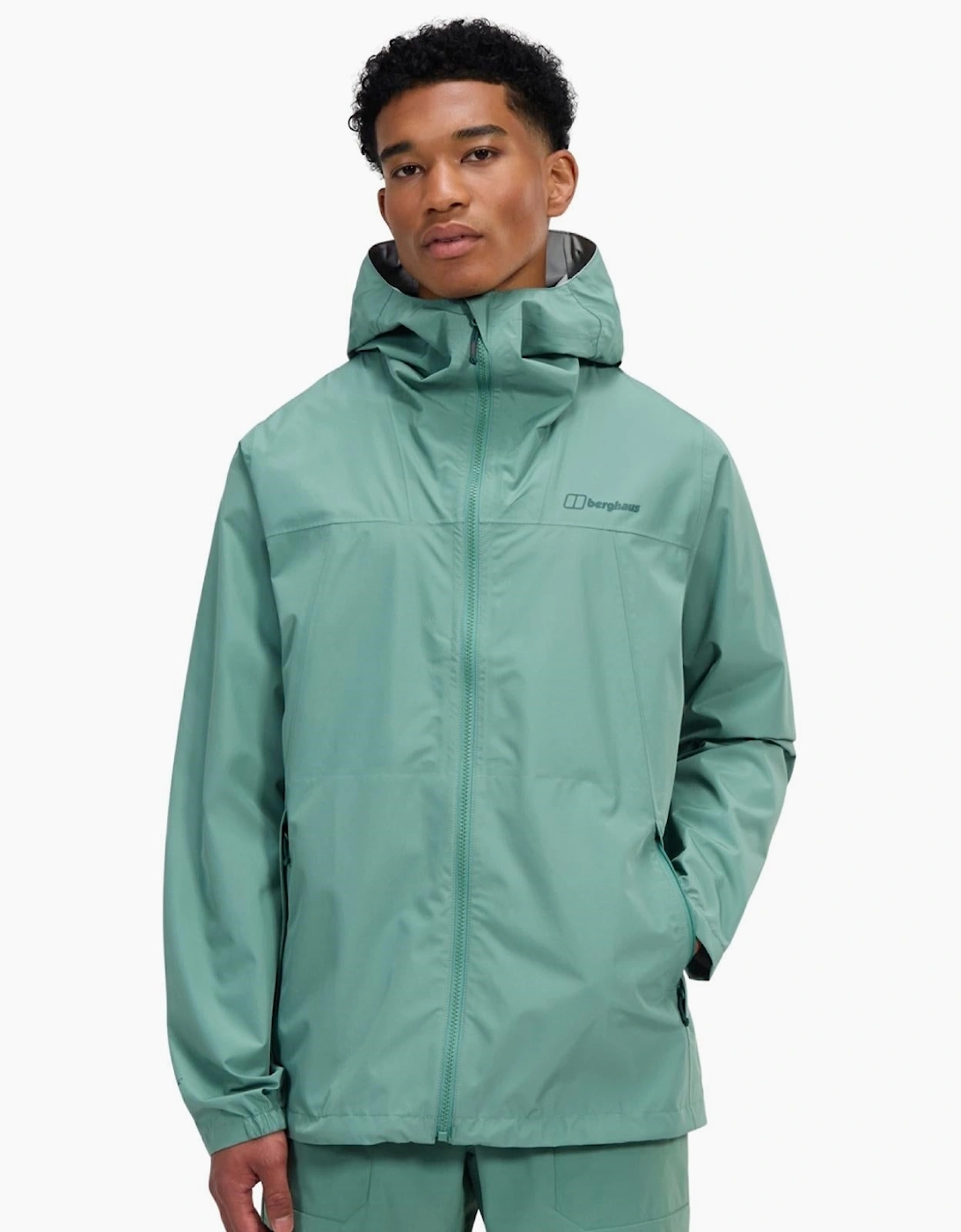 Men's Berghaus Mens Deluge Pro 3.0 Waterproof Walking Jacket - Blue - Size: 42/Regular