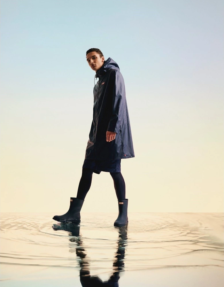 Downpour Short Boot Rubber Men's Navy Wellington Boots