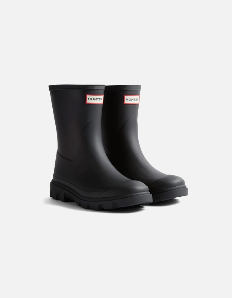Downpour Short Boot Rubber Men's Black Wellington Boots