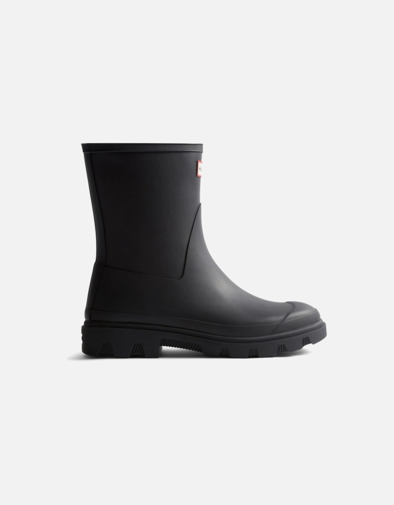 Downpour Short Boot Rubber Men's Black Wellington Boots