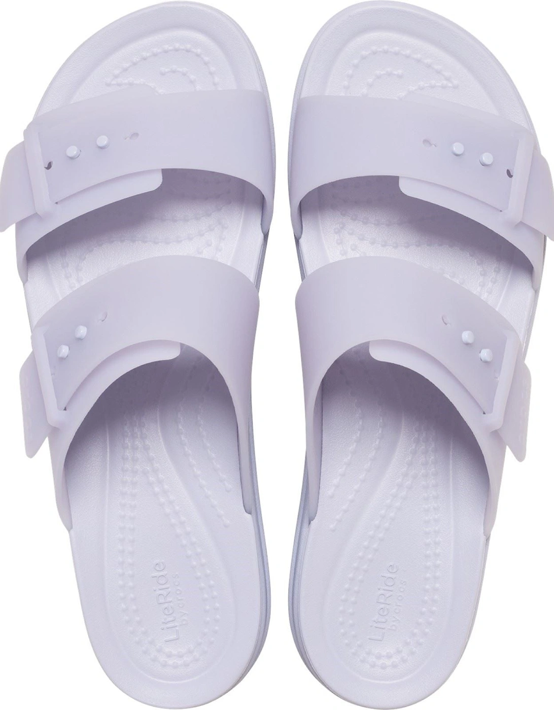 Brooklyn Buckle Low Wedge Women's Purple Moon Sandals