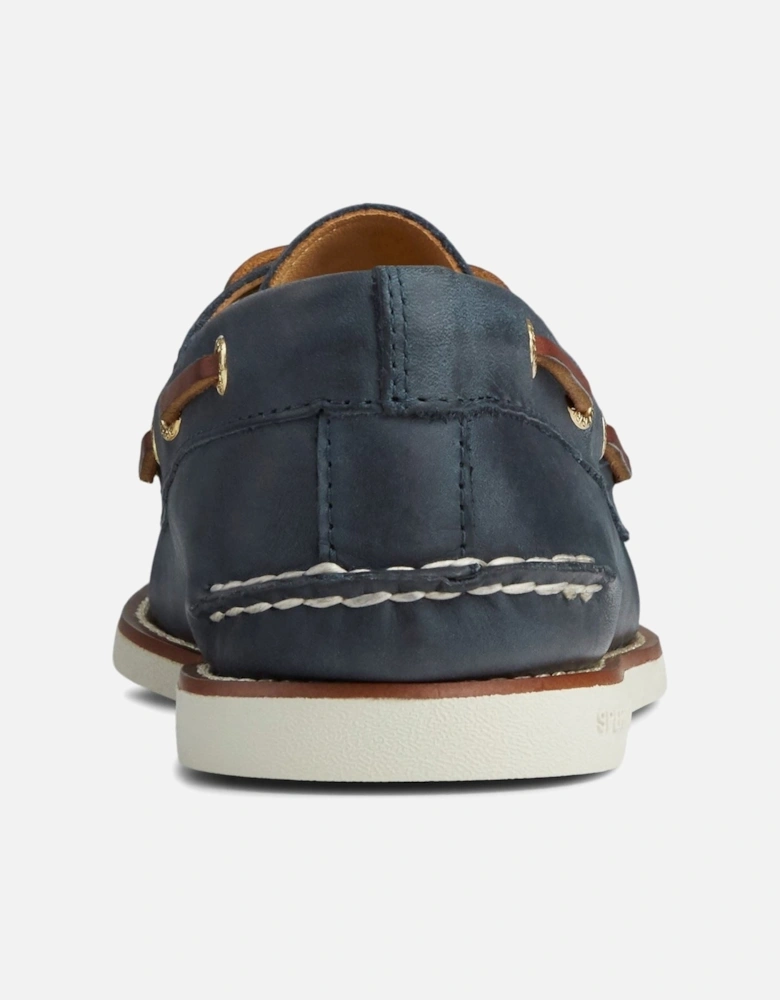 Sperry Authentic Gold Cup Leather Men's Navy Boat Shoes
