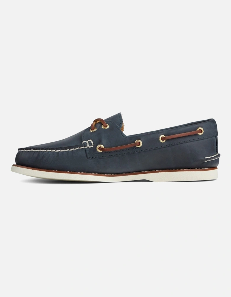 Sperry Authentic Gold Cup Leather Men's Navy Boat Shoes