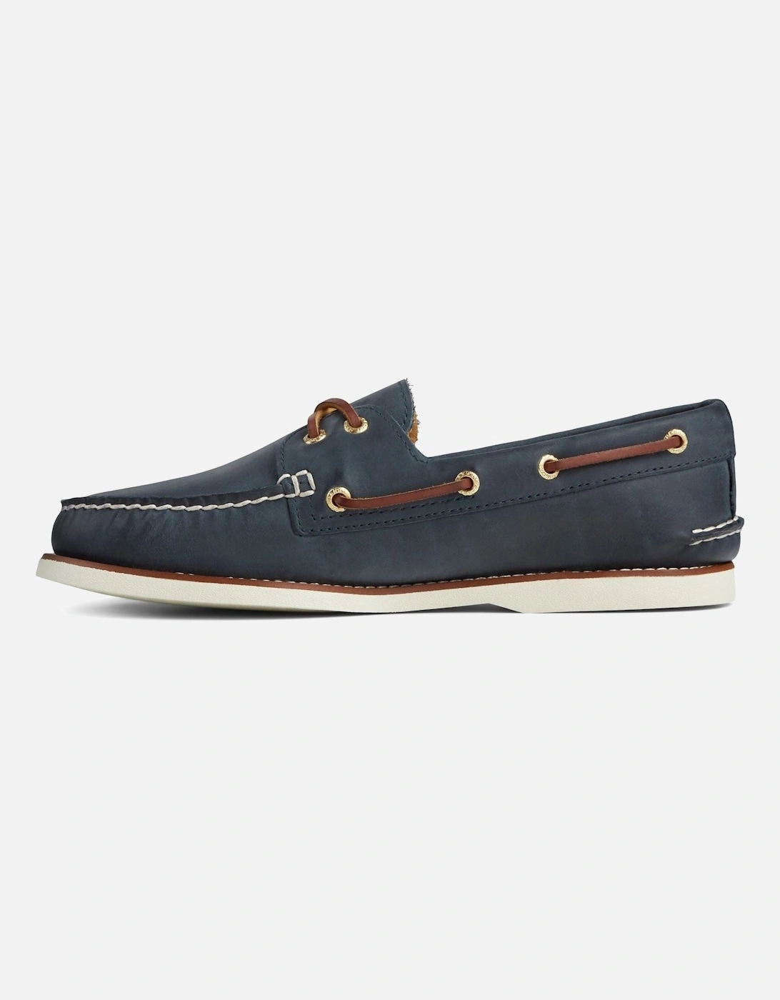 Sperry Authentic Gold Cup Leather Men's Navy Boat Shoes
