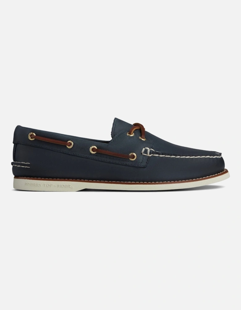 Sperry Authentic Gold Cup Leather Men's Navy Boat Shoes