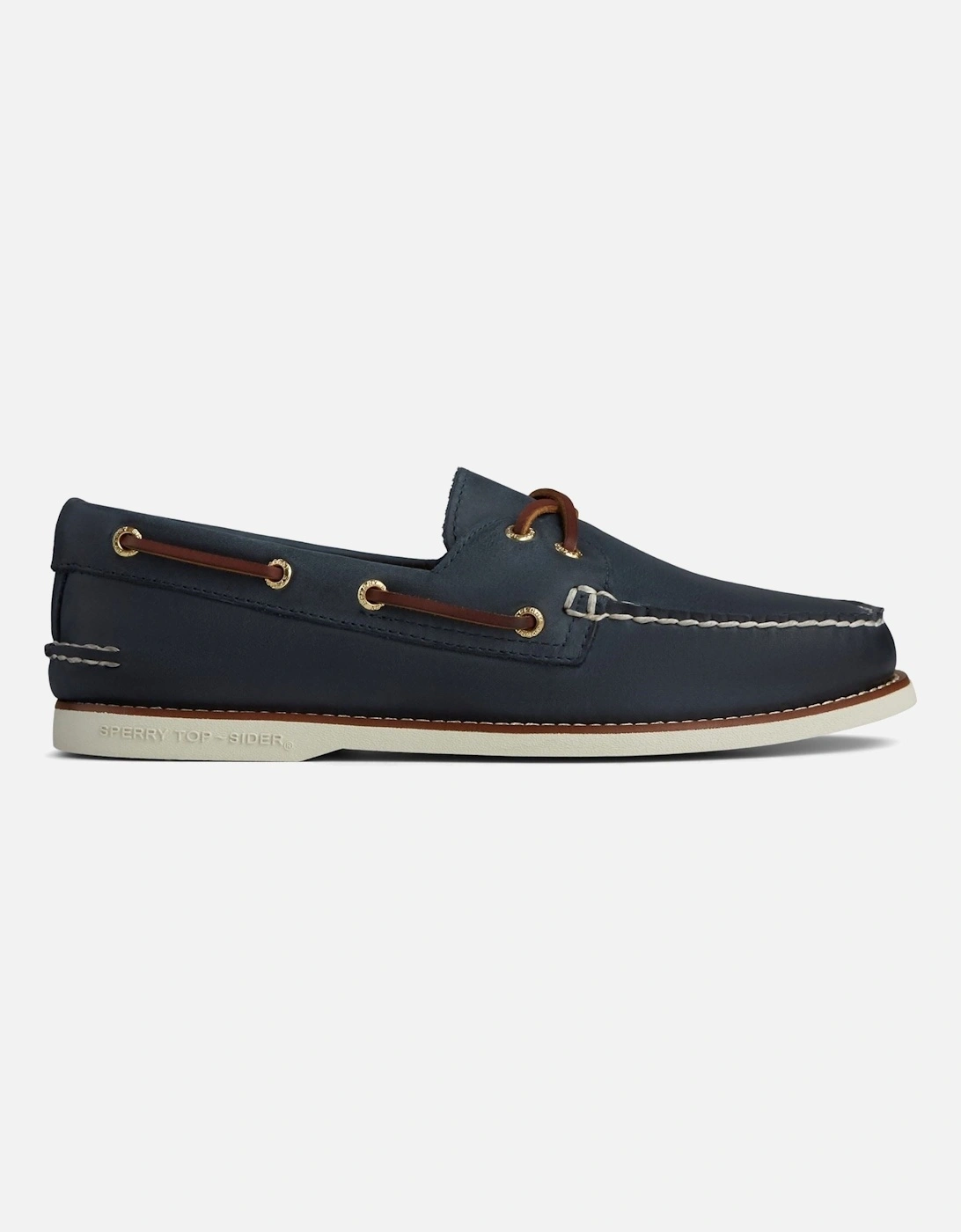 Sperry Authentic Gold Cup Leather Men's Navy Boat Shoes