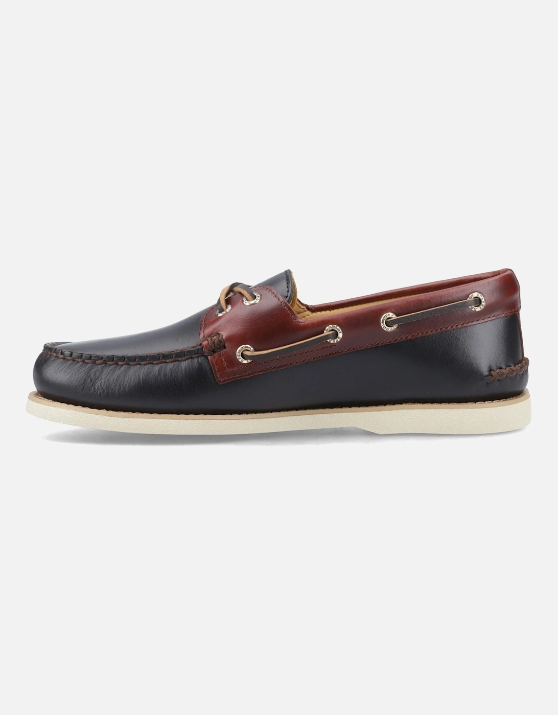 Sperry Authentic Gold Cup Leather Men's Black/Brown Boat Shoes