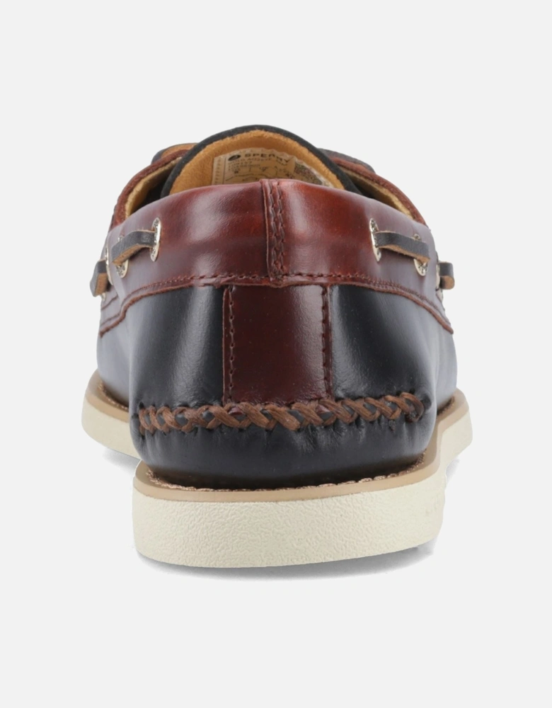 Sperry Authentic Gold Cup Leather Men's Black/Brown Boat Shoes