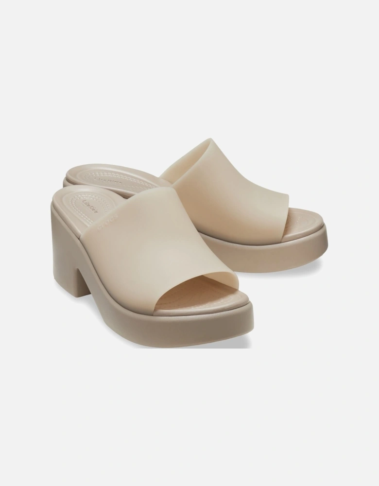 Brooklyn Slide Heel Women's Taupe Sandals