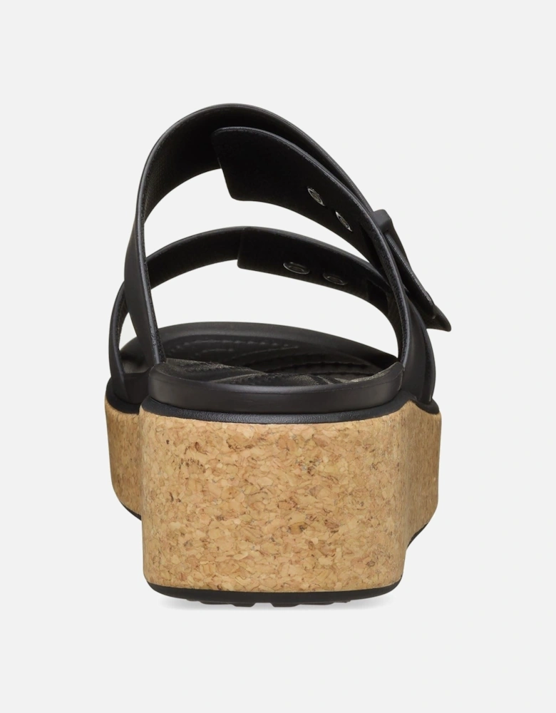 Brooklyn Buckle Women's Black Sandals