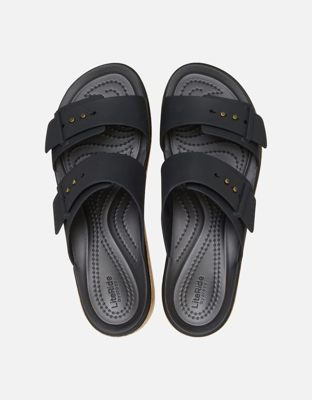 Brooklyn Buckle Women's Black Sandals