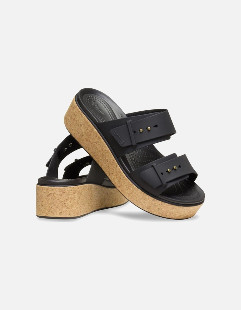 Brooklyn Buckle Women's Black Sandals