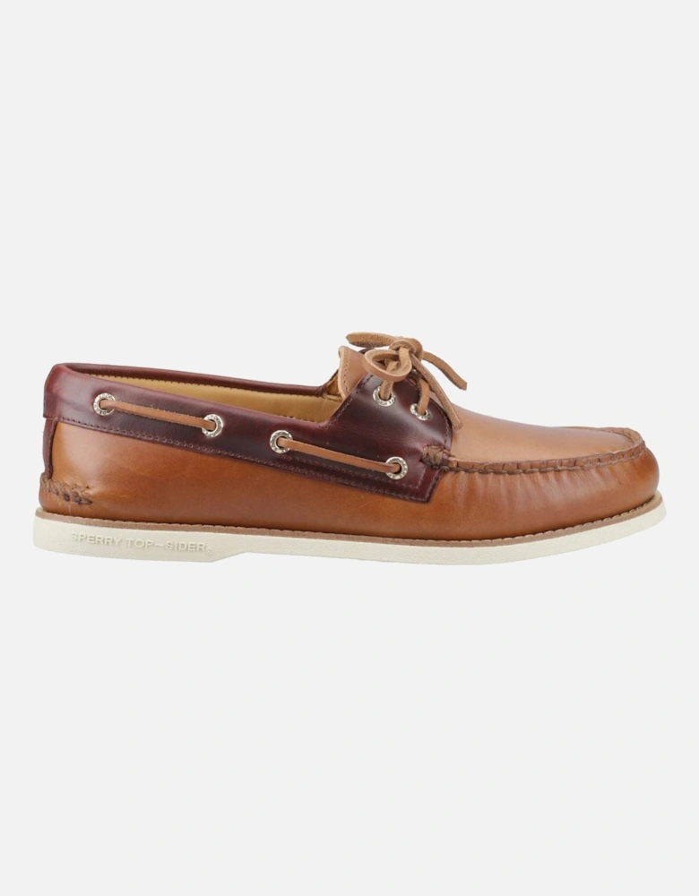 Sperry Authentic Gold Cup Leather Men's Tan/Brown Boat Shoes