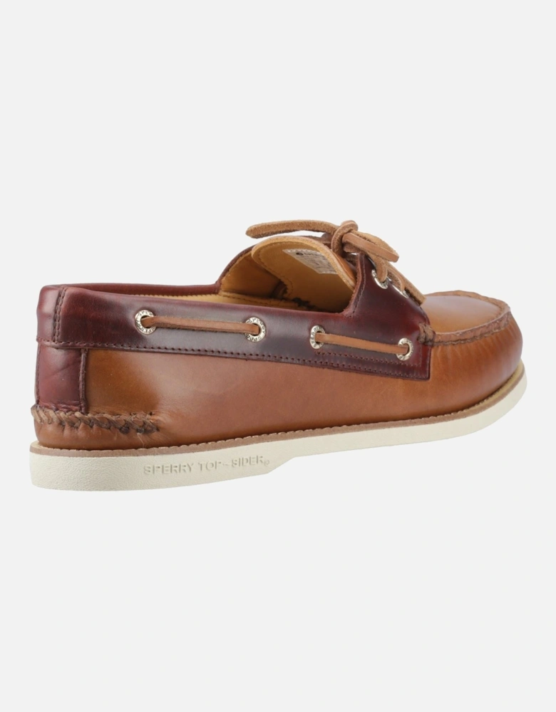Sperry Authentic Gold Cup Leather Men's Tan/Brown Boat Shoes