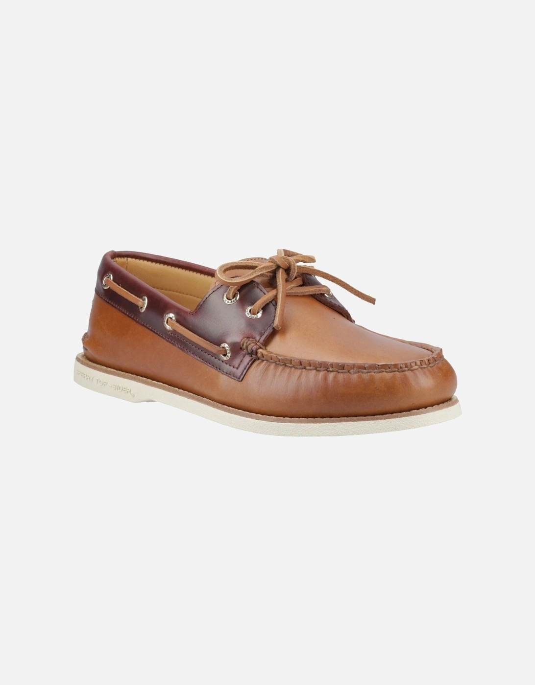 Sperry Authentic Gold Cup Leather Men's Tan/Brown Boat Shoes, 6 of 5