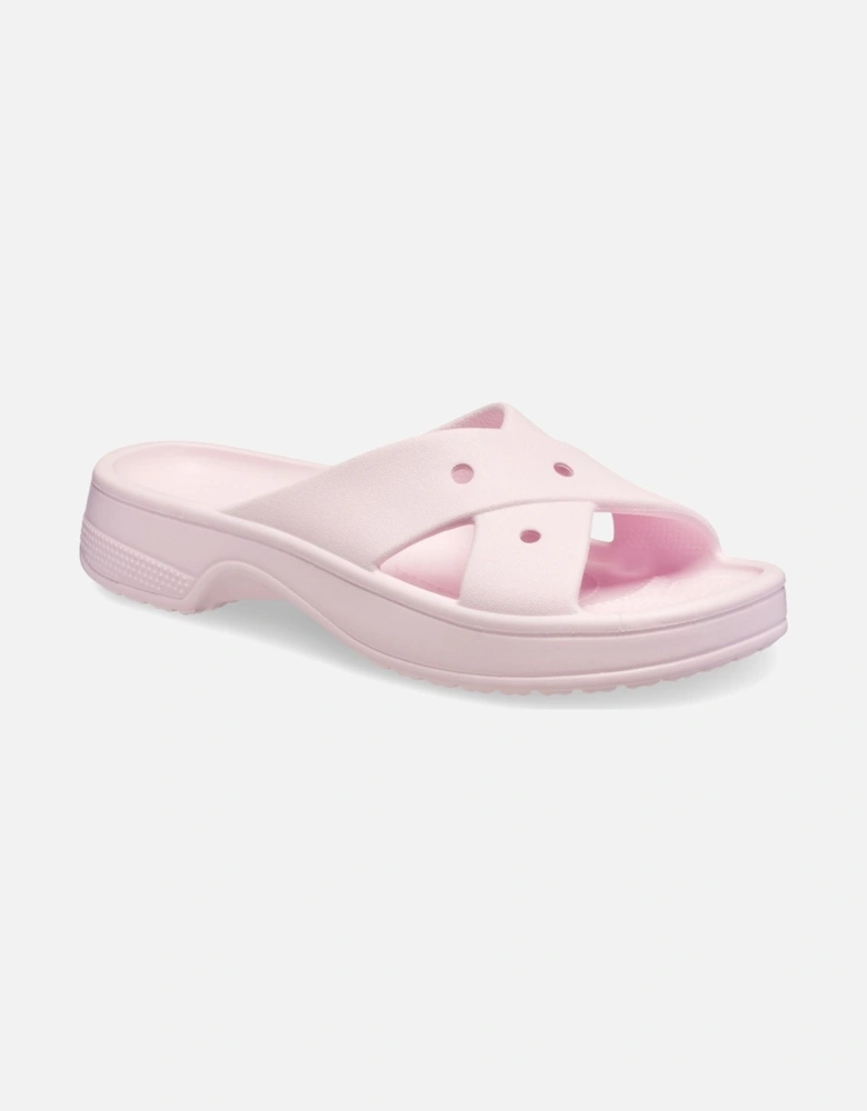 Classic Cross Strap Thermoplastic Women's Pink Milk Sandals