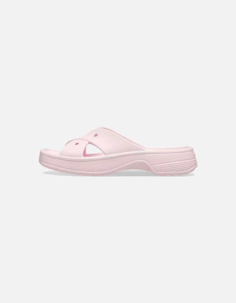 Classic Cross Strap Thermoplastic Women's Pink Milk Sandals
