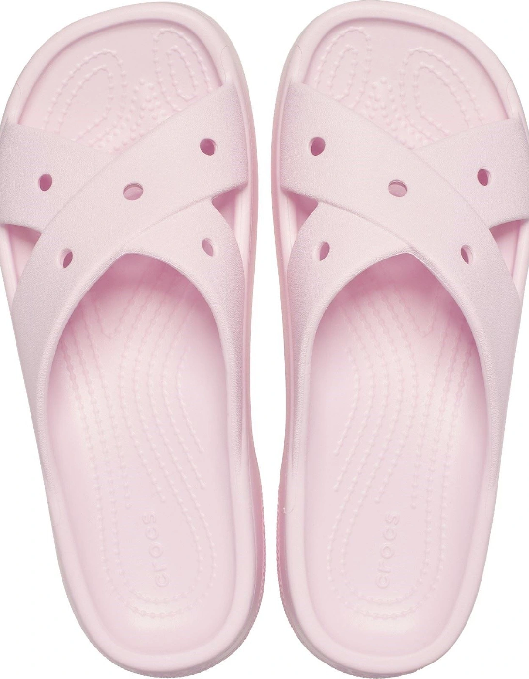 Classic Cross Strap Thermoplastic Women's Pink Milk Sandals