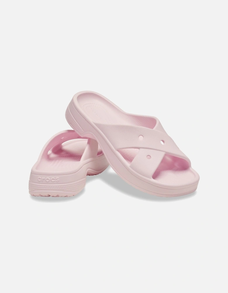 Classic Cross Strap Thermoplastic Women's Pink Milk Sandals