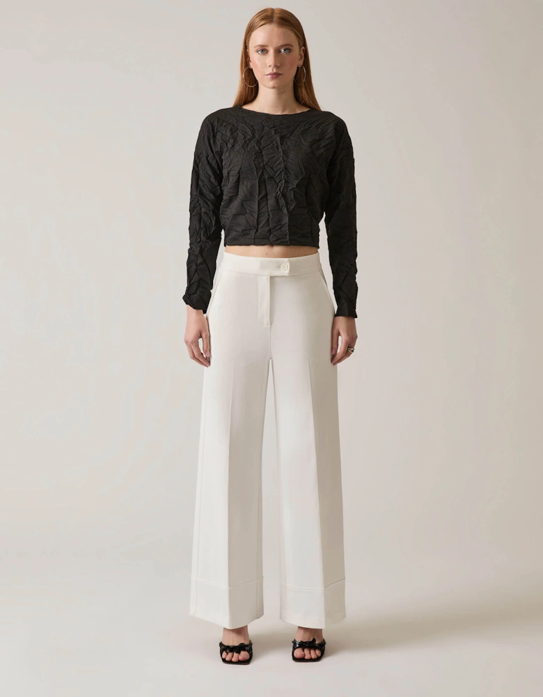 Tailored White Trousers