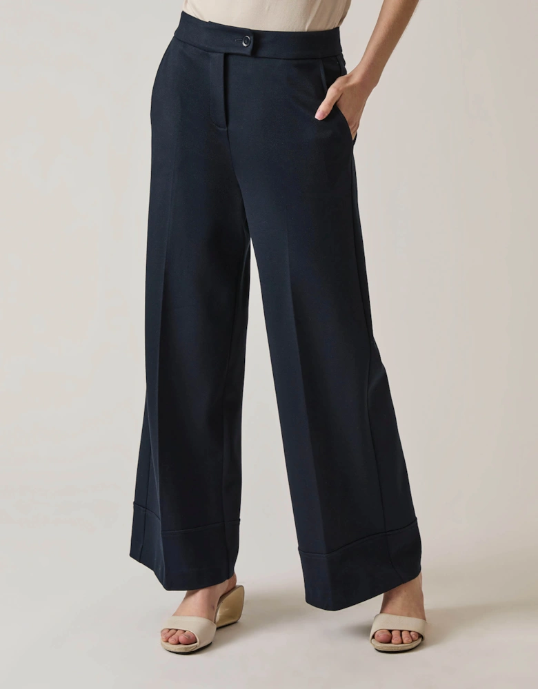 Tailored Navy Trousers