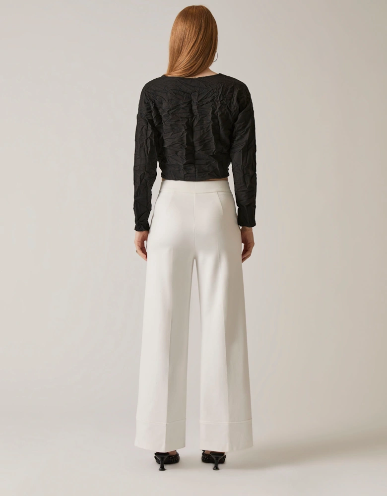 Tailored White Trousers