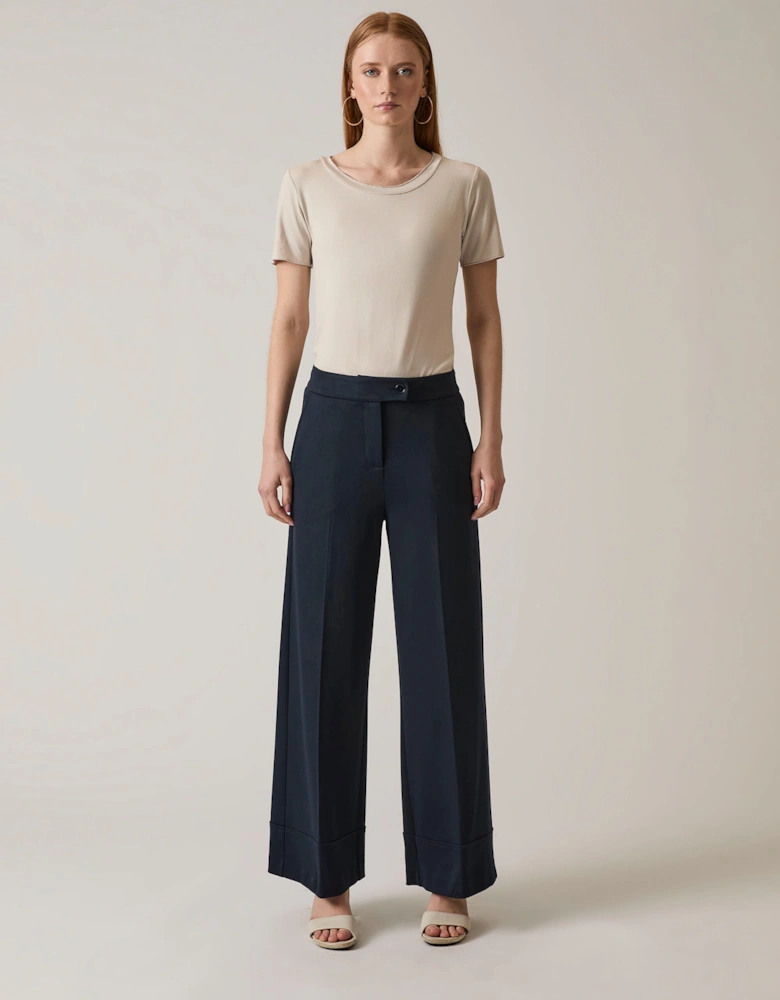 Tailored Navy Trousers