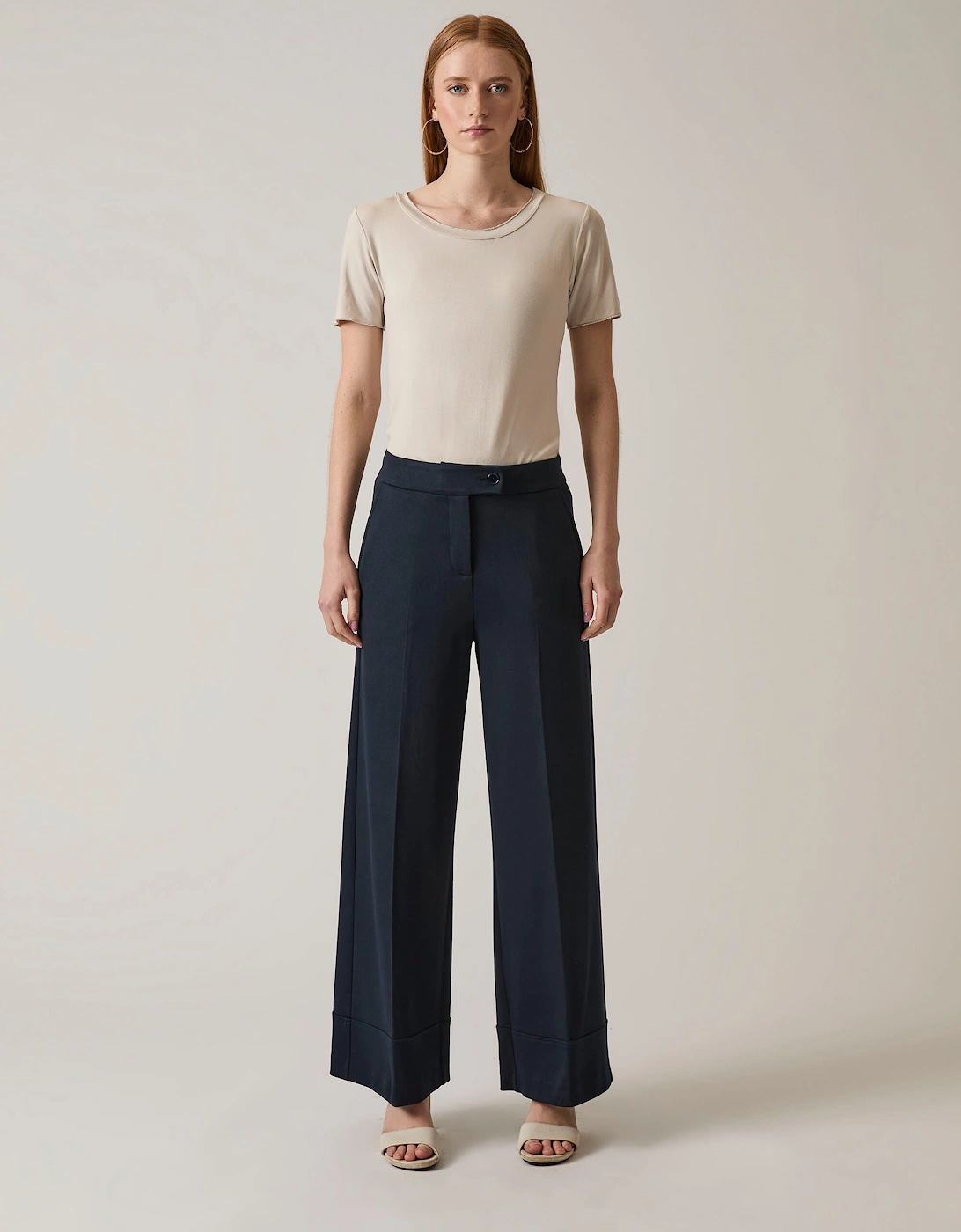 Tailored Navy Trousers, 7 of 6