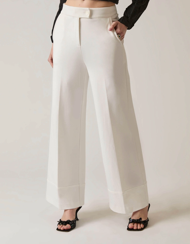 Tailored White Trousers