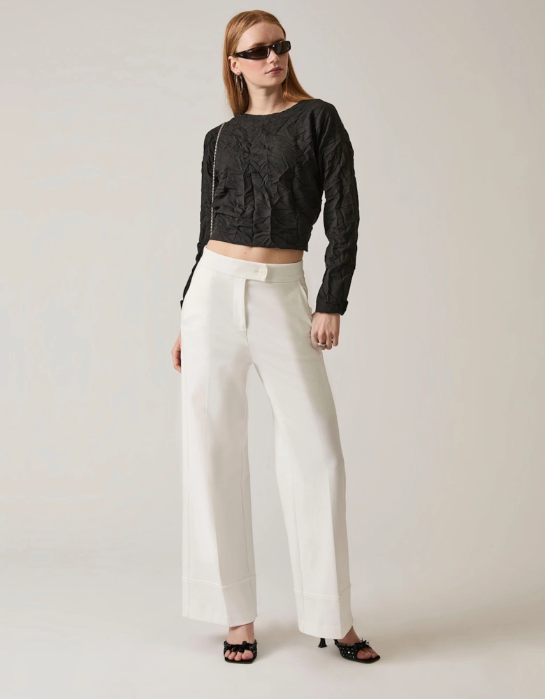Tailored White Trousers