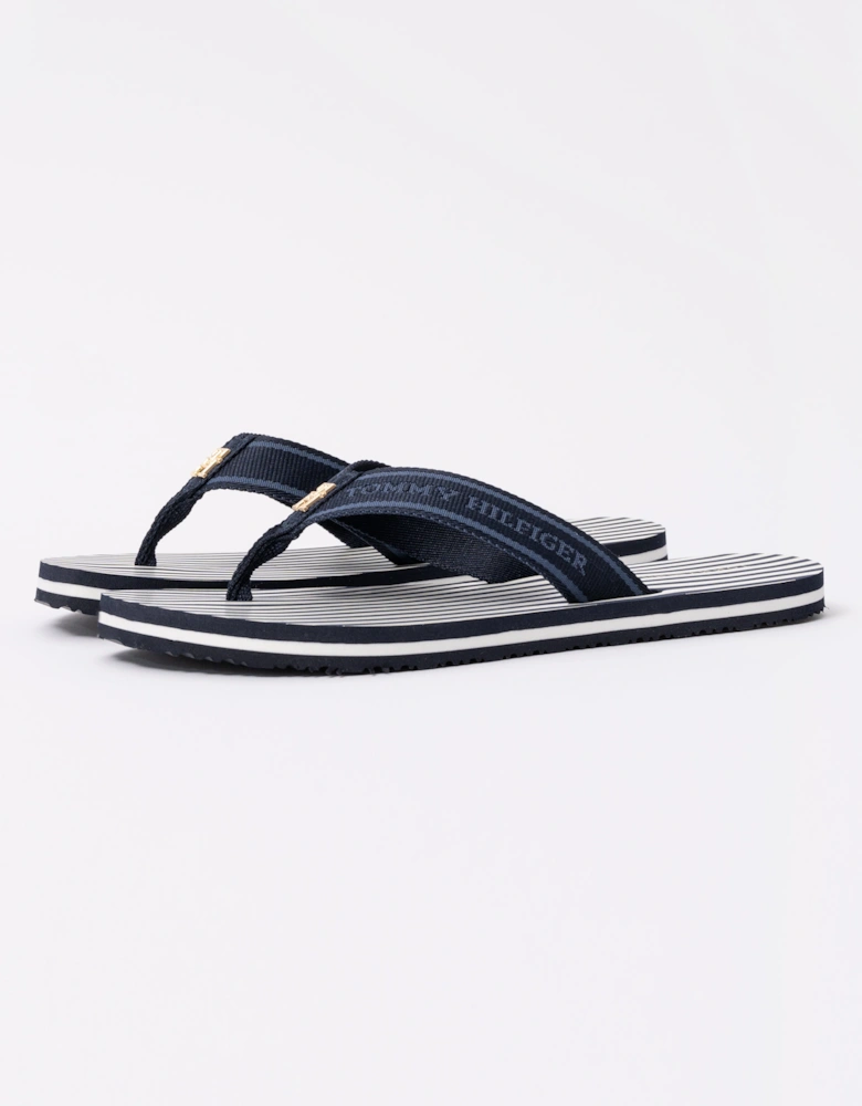 Striped Beach Womens Sandal