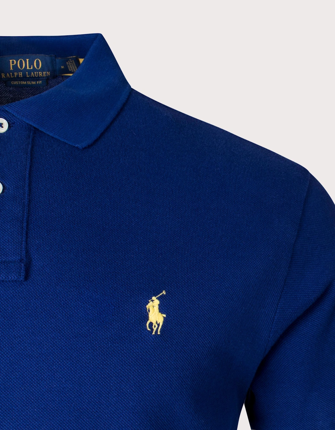 Custom Slim Fit Mesh Polo Shirt