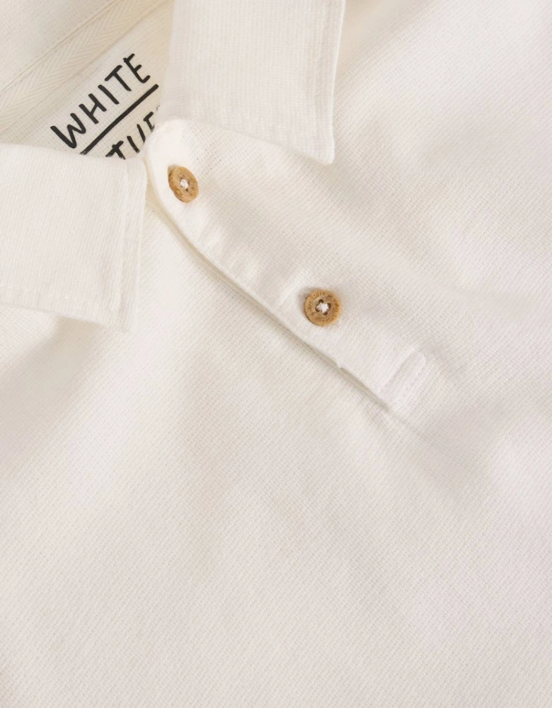 Men's Anderby Woven Polo Natural White