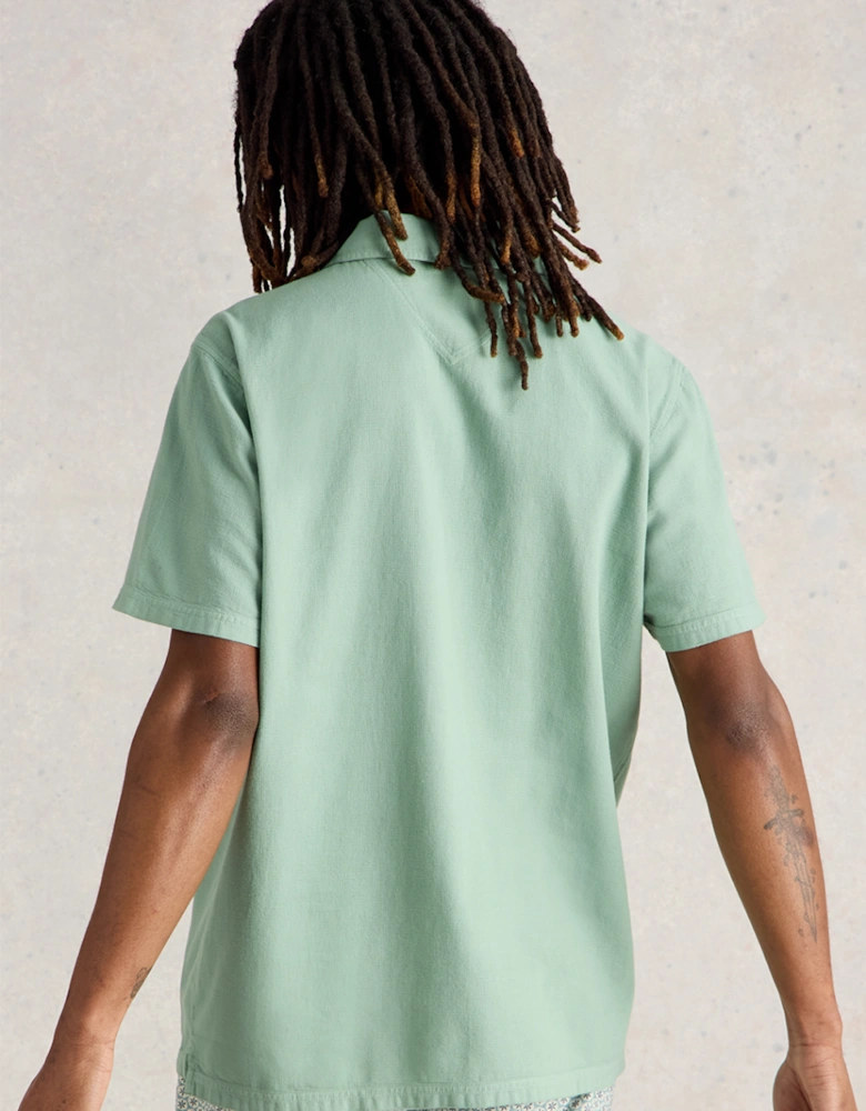 Men's Anderby Woven Polo Light Green
