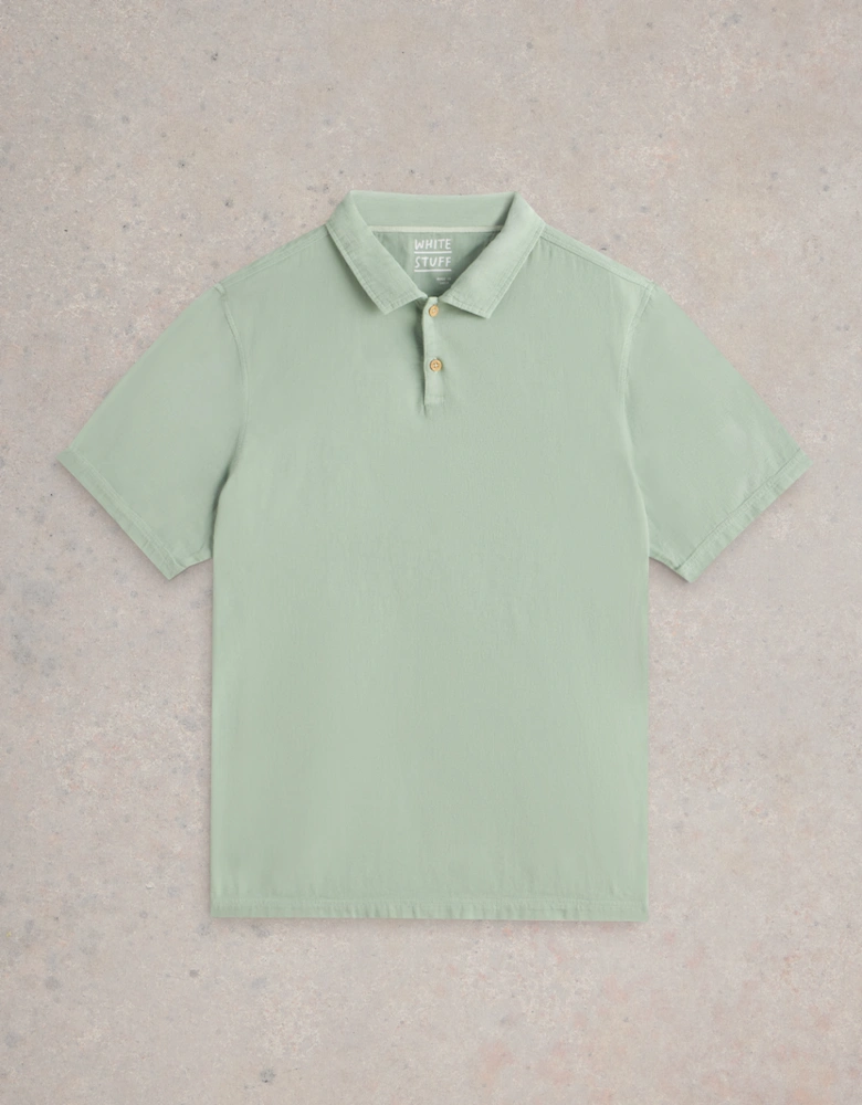 Men's Anderby Woven Polo Light Green
