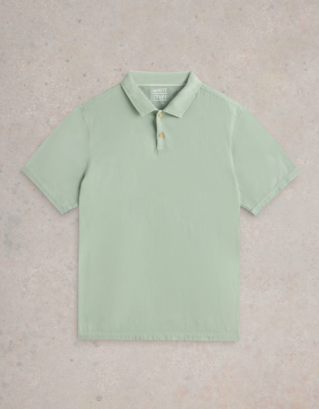 Men's Anderby Woven Polo Light Green