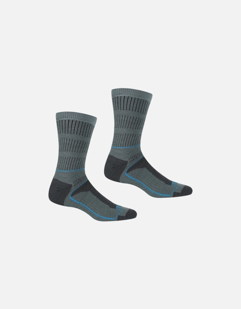 Womens Samaris 3 Season Two Pack Quickdrying Walking Socks - Steel