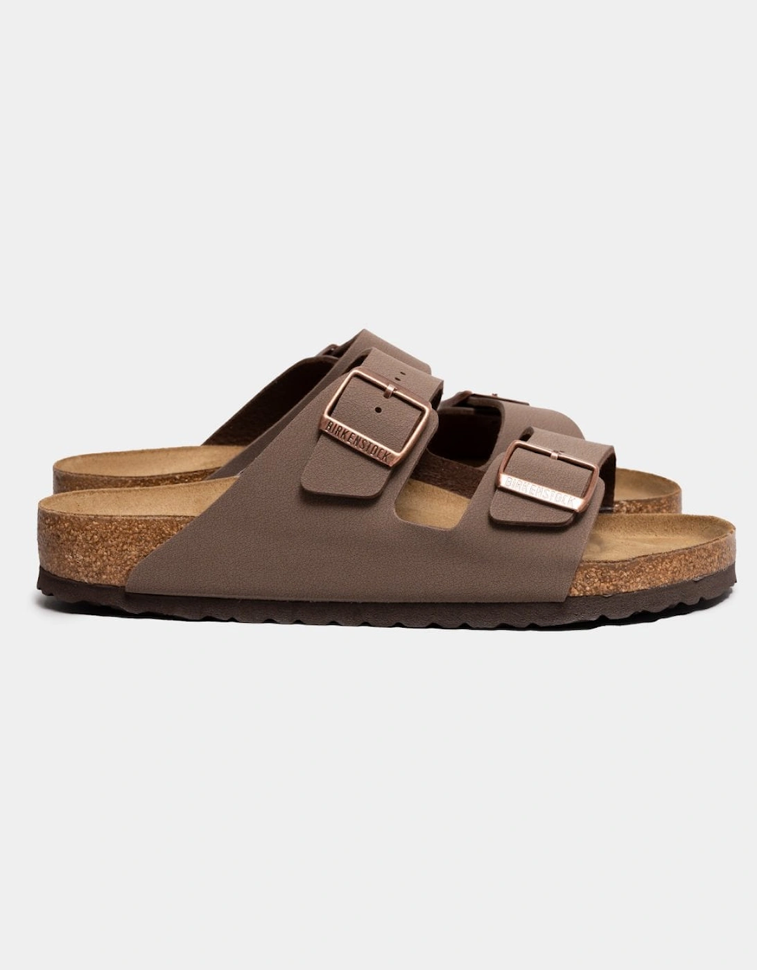 Birkenstock Arizona Men's Brown Birko-Flor Nubuck Sandals - Mocha - Size: Uk7.5 Eu41 Us7/8.5 Regular